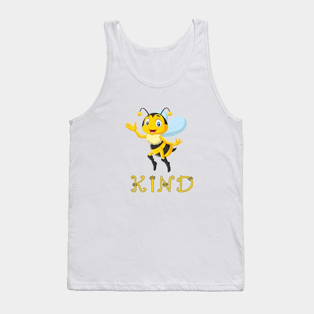 Be Kind Cute Bee Tank Top by Retro Vintage